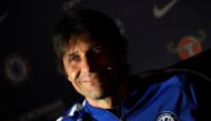 Chelsea manager Antonio Conte during the press conference. Reuters/Tony O'Brien