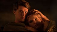 A still of the actors Bella Thorne (R) and Patrick Schwarzenegger from the movie Midnight Sun.