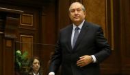 File photo of Armen Sarkissian, who was chosen by Armenia's parliament as the country's new president, attending a parliamentary session in Yerevan, Armenia March 2, 2018. REUTERS/Vahram Baghdasaryan/Photolure 