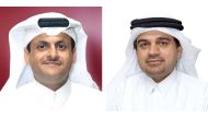 Sheikh Abdullah bin Thani bin Abdullah Al Thani (left), Vice-Chairman of QIIB; and Dr Abdulbasit Ahmed Al Shaibei, QIIB Chief Executive Officer.