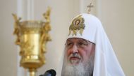 Patriarch of Moscow and All Russia Kirill in Moscow, Russia April 17, 2018. REUTERS/Maxim Shemetov
