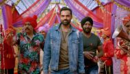 A still of the actor Abhay Deol (C) from the movie Nanu Ki Jaanu.
