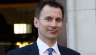 File photo of Britain's health minister Jeremy Hunt 