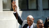 Actor and comedian Bill Cosby exits Montgomery County Courthouse after a jury convicted him in a sexual assault retrial in Norristown, Pennsylvania, U.S., April 26, 2018. Reuters/Brendan McDermid