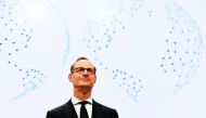 This file photo taken on May 03, 2017 shows Oliver Baete, CEO of German insurer Allianz SE, posing prior the company's annual general meeting in Munich, southern Germany.  AFP / Christof Stache

