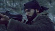 A still of the actor Rajkummar Rao from te movie Omerta.