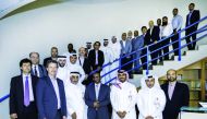 Yousuf Abdulla Al Kubaisi, COO of Ooredoo, with other officials during the launch of new Service Delivery and Assurance Lab. 