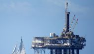 An offshore oil platform is seen in Huntington Beach, California, US, September 28, 2014. (Reuters / Lucy Nicholson) 