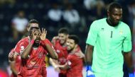 Al Duhail players celebrate after scoring in this file photo.