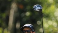 Adam Scott of Australia plays his shot from the 15th tee during the first round of THE PLAYERS Championship on the Stadium Course at TPC Sawgrass on May 10, 2018 in Ponte Vedra Beach, Florida. Richard Heathcote/Getty Images/AFP