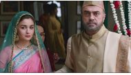 A still of the actors Alia Bhatt and Rajit Kapur from the movie Raazi.