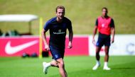 England's Harry Kane during training. Action Images via Reuters/Carl Recine
