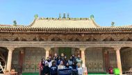 The students during their visit to China. 