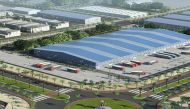 Artist's impression of Aba Saleel logistic park. Credit: manateq.com