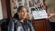 Director Gina Prince-Bythewood is seen on the set of “Half the Picture” a movie about the dearth of female filmmakers in Hollywood in this undated handout photo. Courtesy of Sundance Institute.