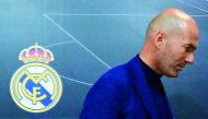 
Real Madrid's French coach Zinedine Zidane leaves after announcing his resignation in Madrid on May 31, 2018. AFP / Pierre-Philippe Marcou
