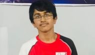 New Vision Badminton Sport (NVBS) trainee Faiz Ahmed Anas