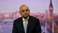 Britain's Home Secretary Sajid Javid attends the BBC's Andrew Marr show in London, June 3, 2018. Jeff Overs/BBC Handout via REUTERS 