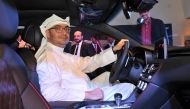 Mohamed Jaidah, Group Executive Director of Jaidah Group, during the event to launch Genesis G70  at Skyline Automotive showroom, yesterday. Pic: Baher Amin / The Peninsula 