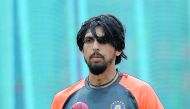 Indian cricketer Ishant Sharma prepares to bowl in the nets during the team's practice session at the M. Chinnaswamy Stadium in Bangalore on June 12, 2018. AFP / Manjunath Kiran

