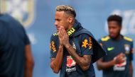 FILE PHOTO: Brazil Training Camp, Sochi, Russia - June 19, 2018 Brazil's Neymar during training REUTERS/Hannah McKay