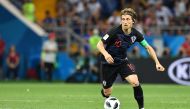 Croatia's midfielder Luka Modric controls the ball during the Russia 2018 World Cup Group D football match between Iceland and Croatia at the Rostov Arena in Rostov-On-Don on June 26, 2018. (AFP / JOE KLAMAR)