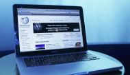 Wikipedia webpage in use on a laptop computer is seen in Washington, January 17, 2012. (Reuters / Gary Cameron) 