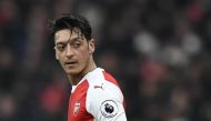 File photo of Arsenal's Mesut Ozil, 11/2/17. Reuters / Dylan Martinez Livepic.