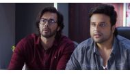 Still of the actors Krushna Abhishek(R) and Rajniesh Duggall from the movie Teri Bhabhi Hai Pagle.