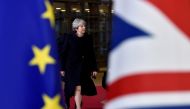 FILE PHOTO: British Prime Minister Theresa May arrives for the EU summit in Brussels, Belgium, December 14, 2017. REUTERS/Eric Vidal/File Photo