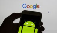 Logo of Android mobile operating system seen displayed on a mobile in Ankara, Turkey on July 17, 2018. (Murat Kaynak - Anadolu Agency)