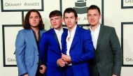 Musical group The Arctic Monkeys arrive at the 57th annual Grammy Awards in Los Angeles, California February 8, 2015. Reuters/Mario Anzuoni