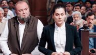 Still of the actors Rishi Kapoor (L) and Taapsee Pannu from the movie Mulk.