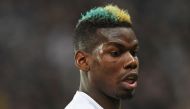 File photo of France's midfielder Paul Pogba during an international friendly football match between Russia and France at the Saint Petersburg Stadium in Saint Petersburg on March 27, 2018. / AFP / Kirill KUDRYAVTSEV