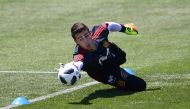 File photo shows Spain's goalkeeper Kepa Arrizabalaga in action. (AFP / PIERRE-PHILIPPE MARCOU)