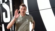 Juventus' Mario Mandzukic before a match. (REUTERS/Massimo Pinca)