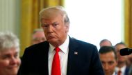 FILE PHOTO: U.S. President Donald Trump departs after awarding a Medal of Honor posthumously to Air Force Technical Sergeant John A. Chapman in the East Room at the White House in Washington, U.S., August 22, 2018. REUTERS/Leah Millis