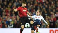 Manchester United's English defender Luke Shaw.  AFP / Oli SCARFF