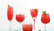 Watermelon-Basil Flavored Water. Photo by Deb Lindsey for The Washington Post.
