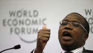 Mthuli Ncube, speaks during a session of the World Economic Forum Africa meeting in Cape Town May 9, 2013. Reuters/Mike Hutchings 