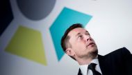 Elon Musk, CEO of SpaceX and Tesla speaks during the International Space Station Research and Development Conference in Washington DC on July 19, 2017. AFP/Brendan Smialowski
