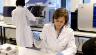 REPRESENTATIVE IMAGE: An employee works at the new state-of the-art DNA laboratory of the International Commission on Missing Persons in The Hague on October 24, 2017. AFP/ ANP / Sander Koning