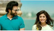 Still of the actors Kritika Kamra (R) and Jackky Bhagnani taken from the movie Mitron.
