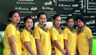 The professional and qualified babysitters at Doha Festival City Mall.  
