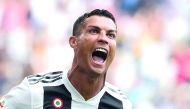 Juventus' Cristiano Ronaldo celebrates at Allianz Stadium, Turin, Italy, September 16, 2018. Reuters/Massimo Pinca 