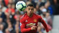 Manchester United's Chilean striker Alexis Sanchez chases the ball during the English Premier League football match between Manchester United and Wolverhampton Wanderers at Old Trafford in Manchester, north west England, on September 22, 2018. AFP / Linds