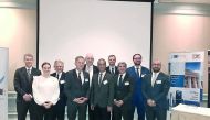 FROM LEFT: Adrian Wood (Siemens), Kathrin Lemke (AHK), Peter Neuschaefer (Dorsch), Ambassador Hans-Udo Muzel, Henning Zimmermann (DB Schenker), Bahman Datsvareh (Endress + Hauser), Oliver Moritz, Elias Chedid (Seib Insurance), Oliver Alexander (Alexander 