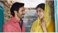 Still of the actors Varun Dhawan (L) and Anushka Sharma from the movie Sui Dhaaga.