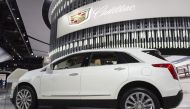 A Cadillac XT5 SUV is seen during the 2017 North American International Auto Show in Detroit, January 9, 2017. AFP/Saul Loeb