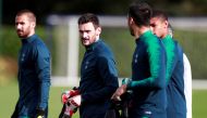 Tottenham's Hugo Lloris during training Action Images via Reuters/Andrew Couldridge

